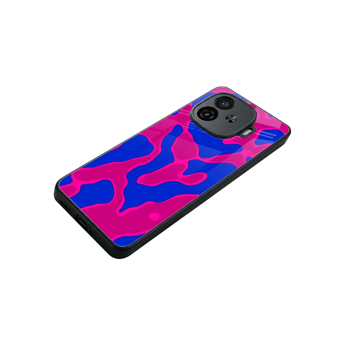 Azure Melt stylish phone case for iqoo neo 10r 5g | glossy glass and slim fit