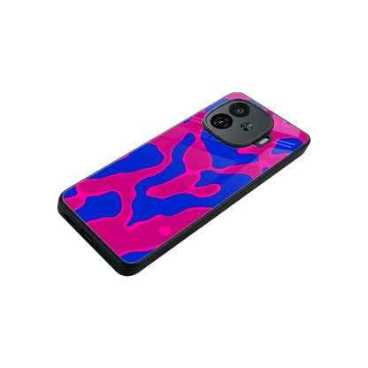 Azure Melt stylish phone case for iqoo neo 10r 5g | glossy glass and slim fit
