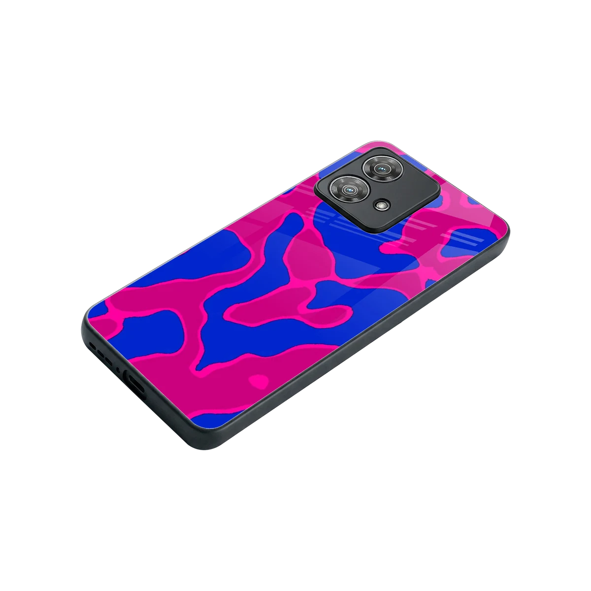 Azure Melt stylish phone case for motorola edge 40 neo 5g | glossy glass and slim fit
