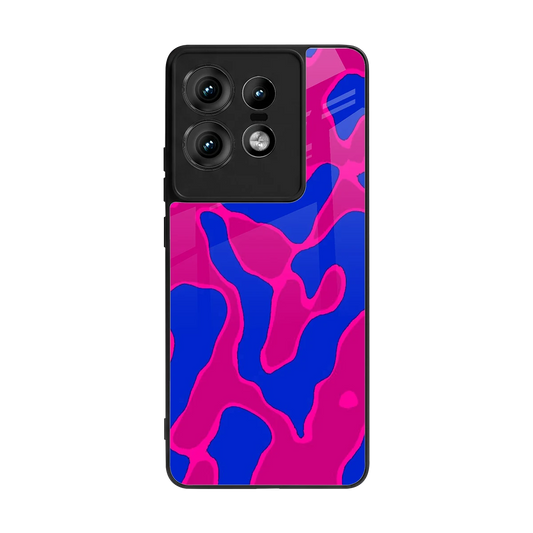 Azure Melt back phone cover | glass case for motorola edge 50 pro