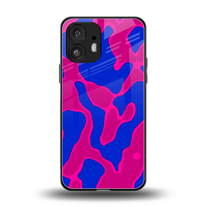 Azure Melt back phone cover | glass case for nothing phone 2