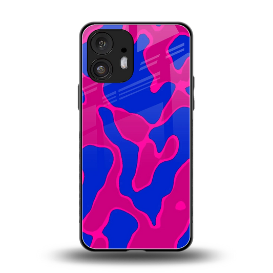 Azure Melt back phone cover | glass case for nothing phone 2