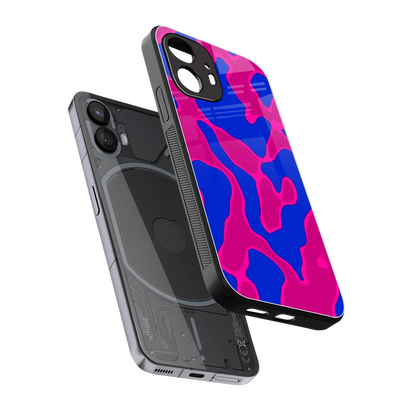 Azure Melt sleek nothing phone 2 cover with tempered glass back and TPU edges