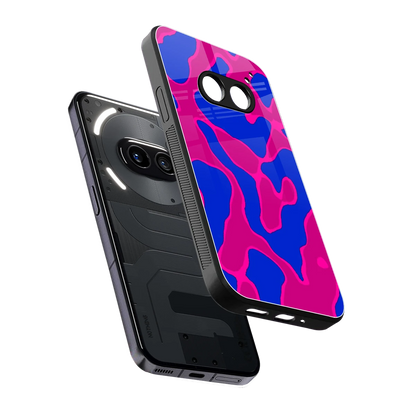 Azure Melt sleek nothing phone 2a cover with tempered glass back and TPU edges