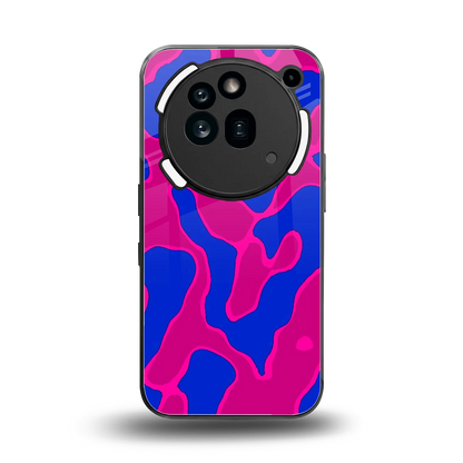 Azure Melt back phone cover | glass case for nothing phone 3a pro