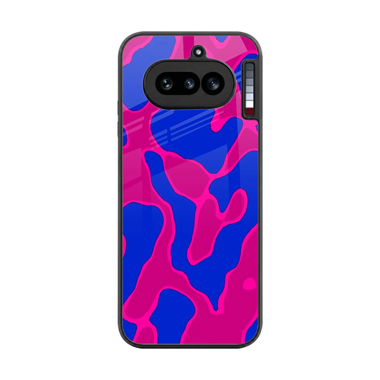 Azure Melt back phone cover | glass case for nothing phone 4a
