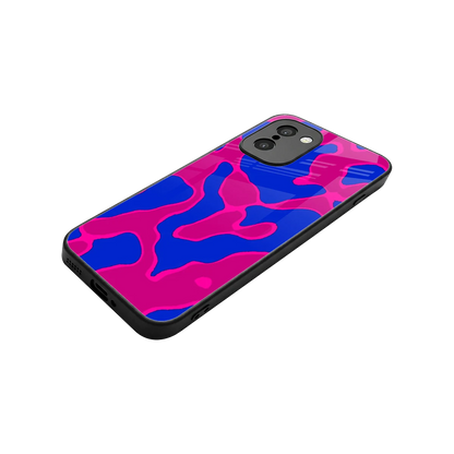 Azure Melt stylish phone case for oneplus 15r | glossy glass and slim fit
