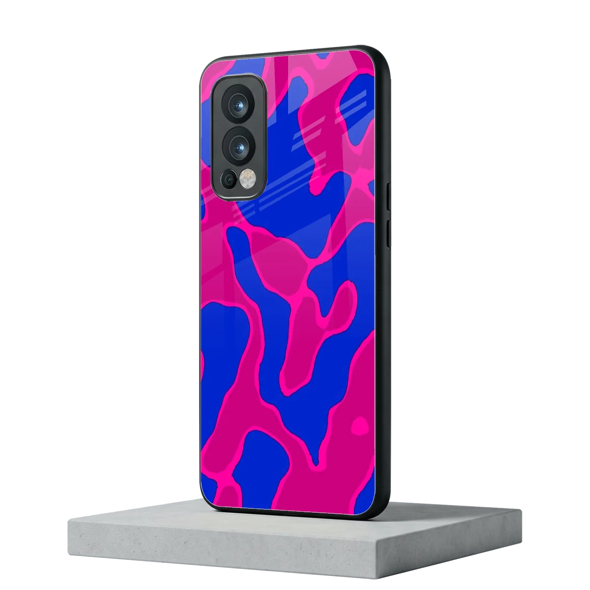 Azure Melt oneplus nord 2 mobile cover | shockproof glass phone case
