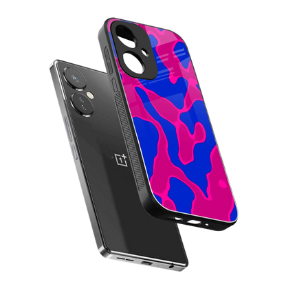 Azure Melt sleek oneplus nord ce 3 cover with tempered glass back and TPU edges