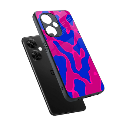 Azure Melt sleek oneplus nord ce 3 lite cover with tempered glass back and TPU edges