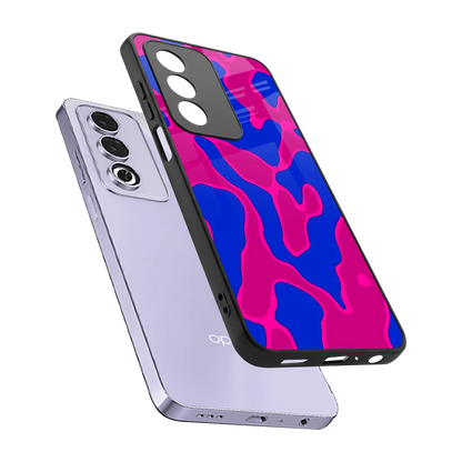 Azure Melt sleek oppo a3 pro cover with tempered glass back and TPU edges