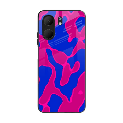 Azure Melt back phone cover | glass case for oppo a5x 5g