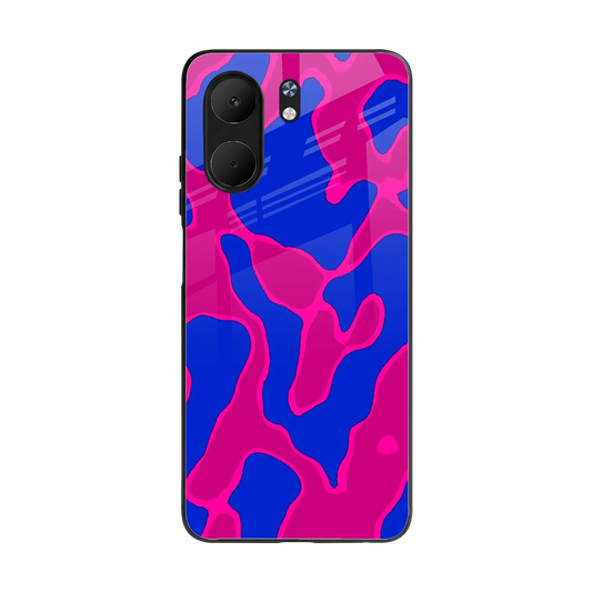 Azure Melt back phone cover | glass case for oppo a5x 5g