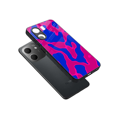 Azure Melt sleek oppo a5x 5g cover with tempered glass back and TPU edges