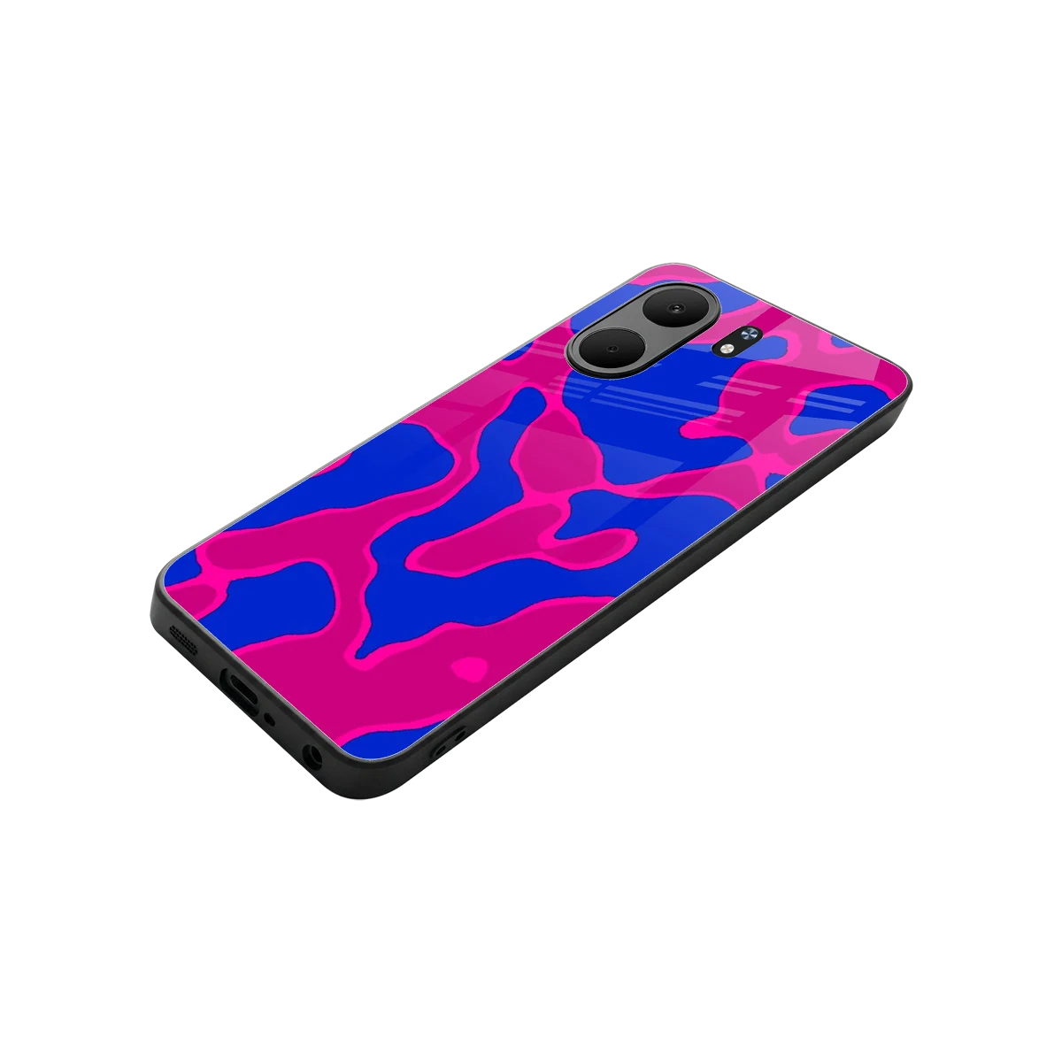 Azure Melt stylish phone case for oppo a5x 5g | glossy glass and slim fit