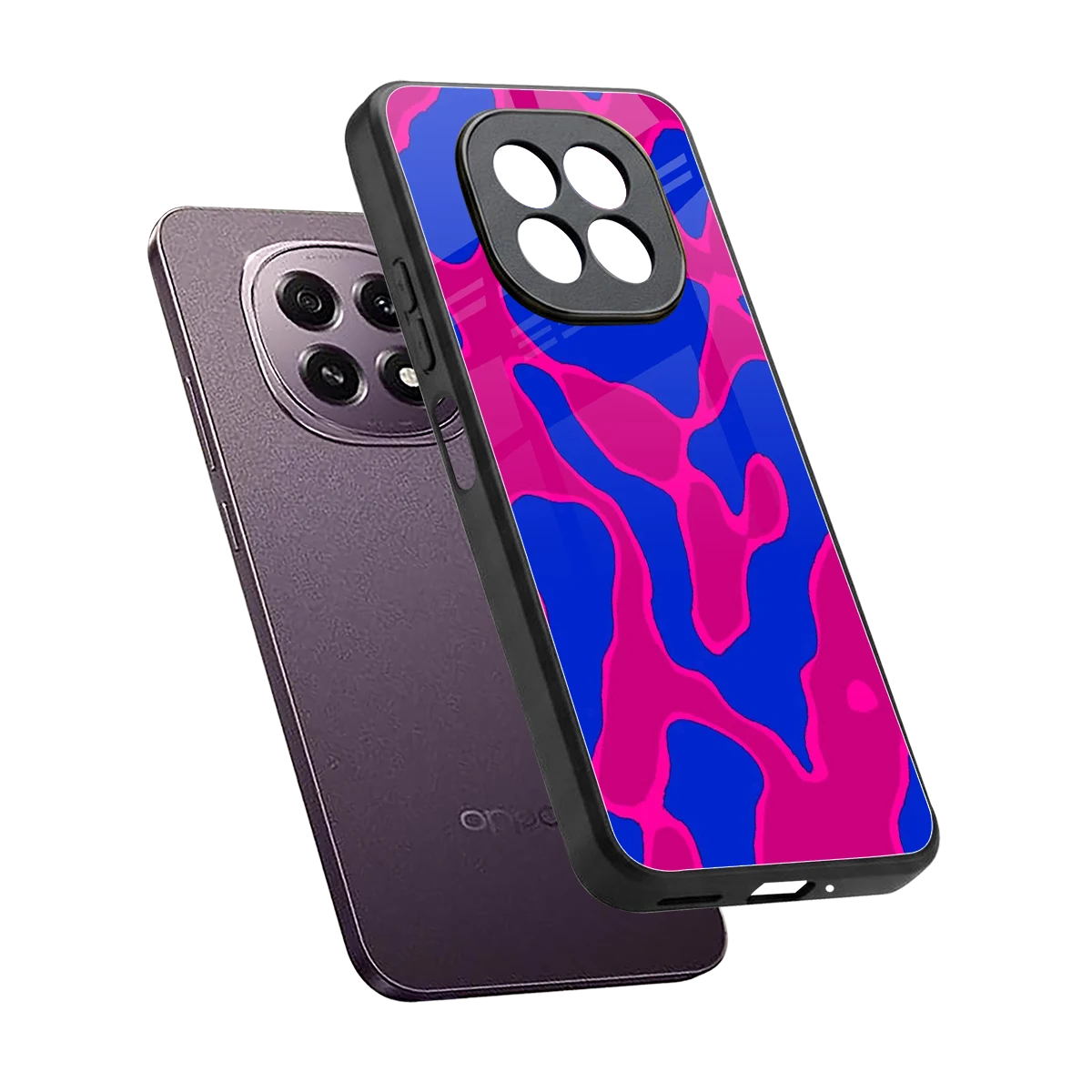 Azure Melt sleek oppo f29 5g cover with tempered glass back and TPU edges