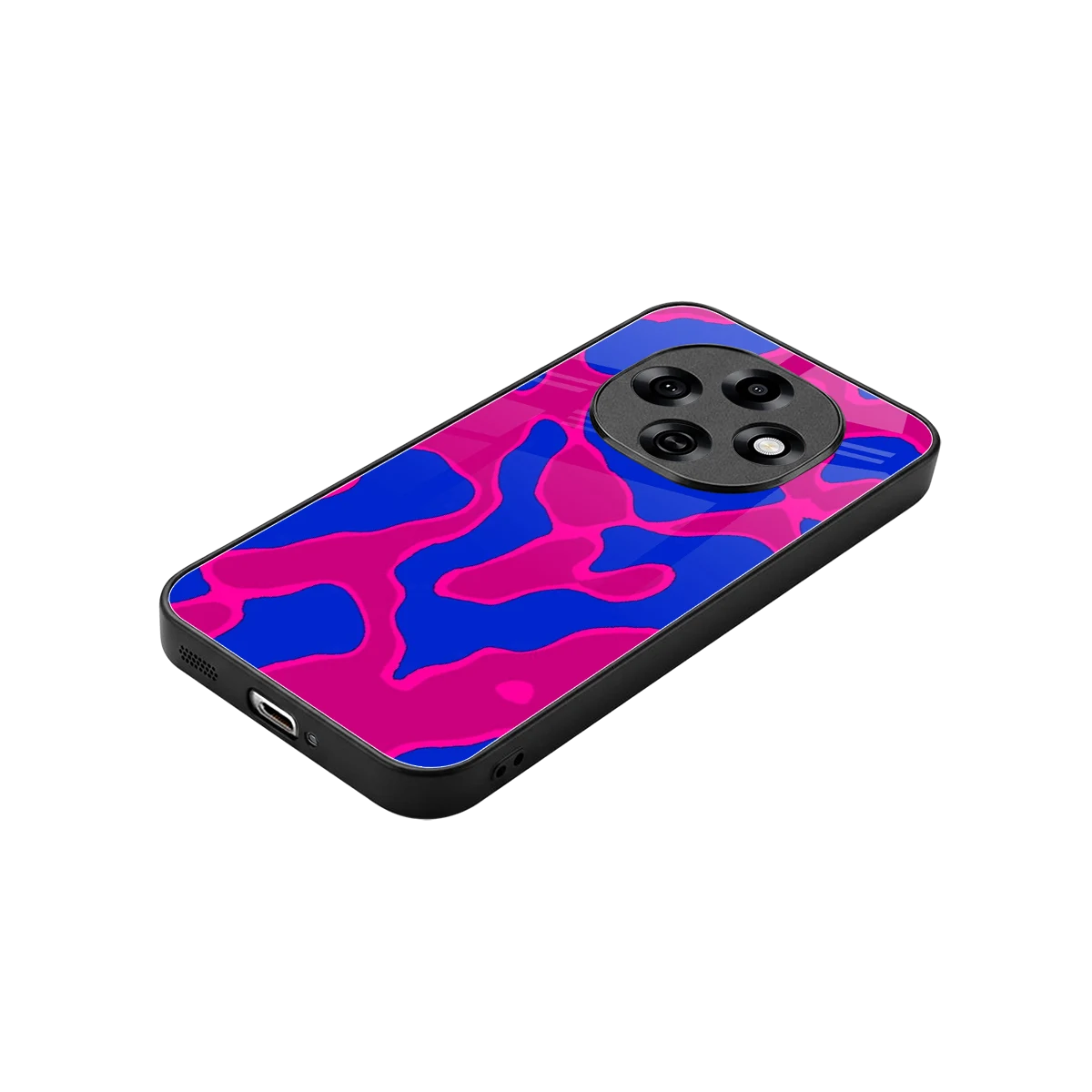 Azure Melt stylish phone case for oppo f31 pro 5g | glossy glass and slim fit
