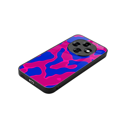 Azure Melt stylish phone case for oppo f31 pro 5g | glossy glass and slim fit