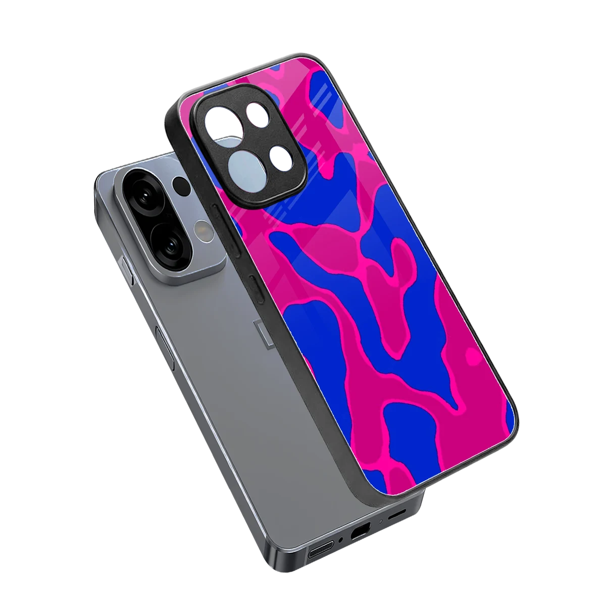 Azure Melt sleek oppo k13 5g cover with tempered glass back and TPU edges