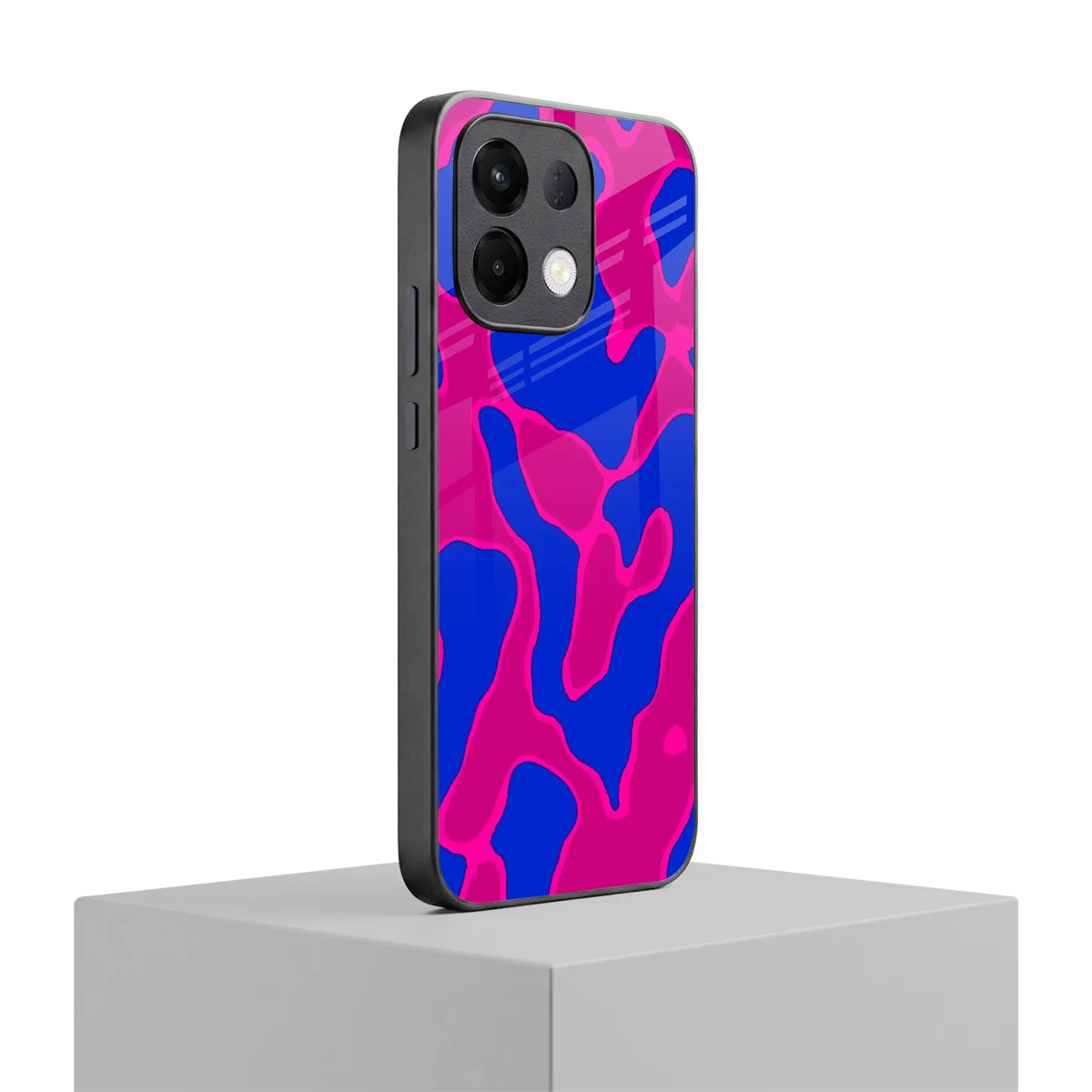 Azure Melt oppo k13 5g mobile cover | shockproof glass phone case
