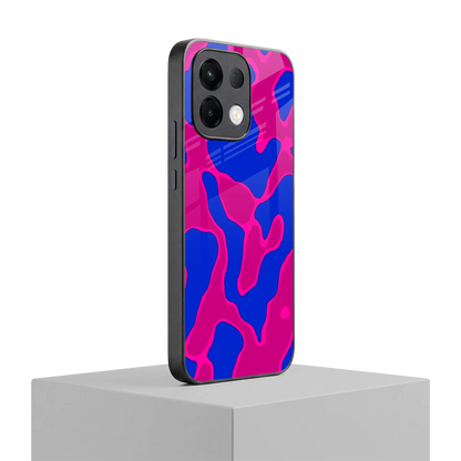 Azure Melt oppo k13 5g mobile cover | shockproof glass phone case