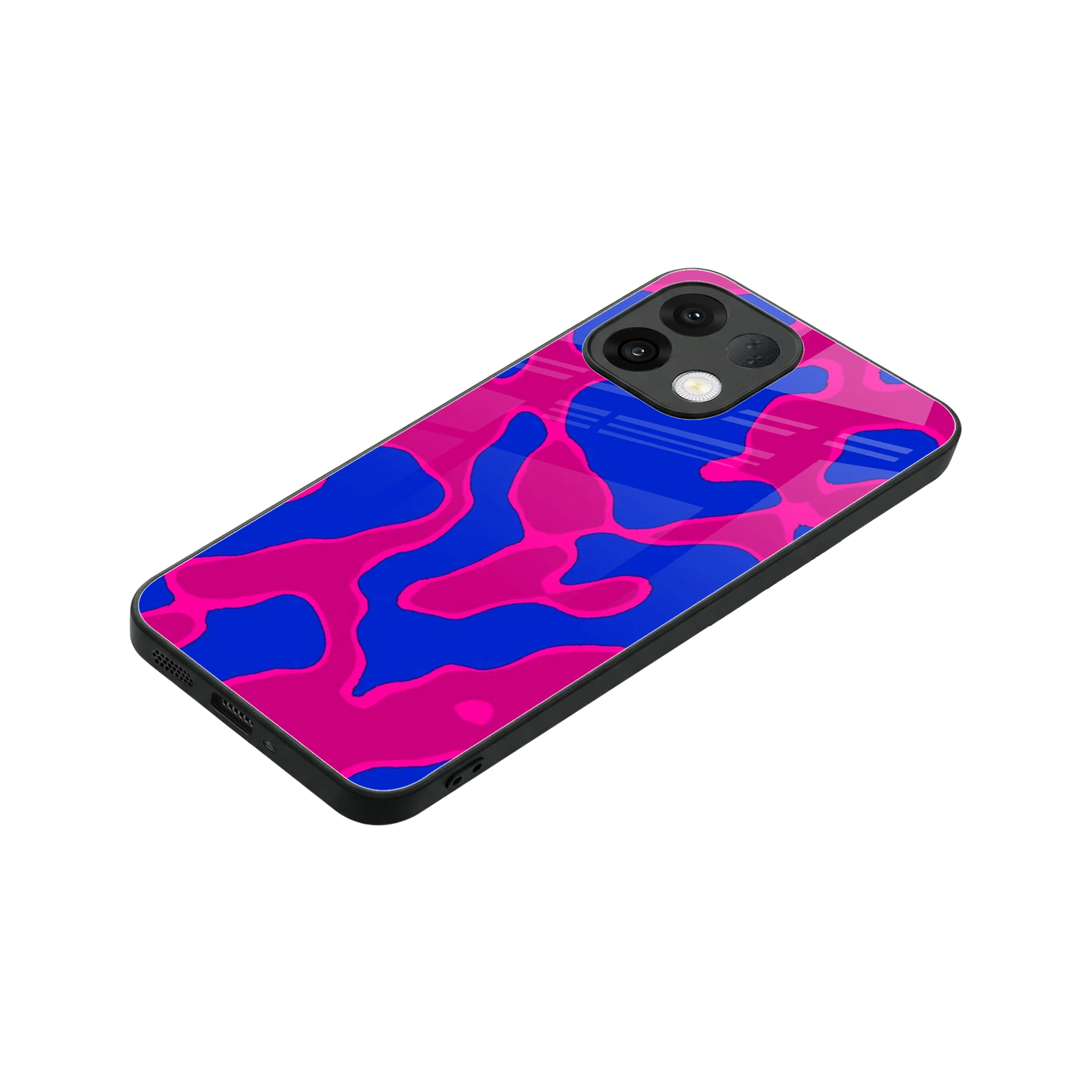 Azure Melt stylish phone case for oppo k13 5g | glossy glass and slim fit