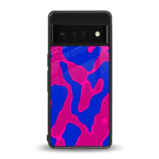 Azure Melt back phone cover | glass case for google pixel 6 pro