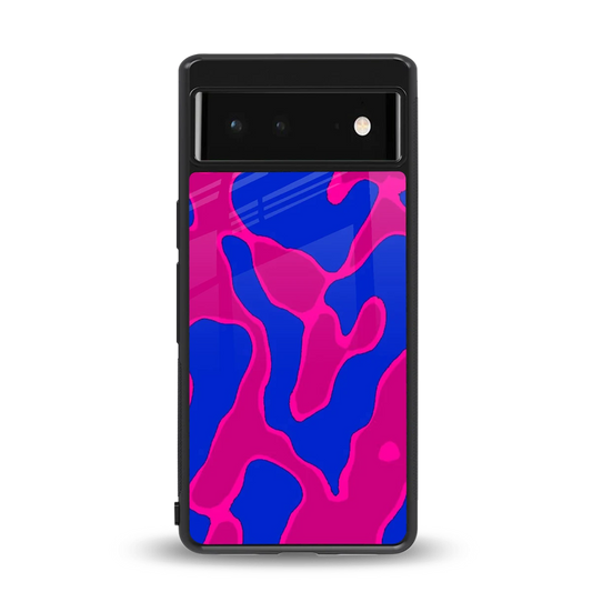 Azure Melt back phone cover | glass case for google pixel 6
