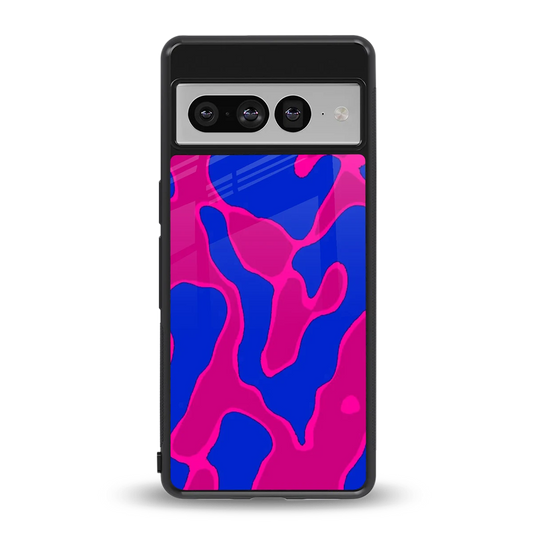 Azure Melt back phone cover | glass case for google pixel 7 pro