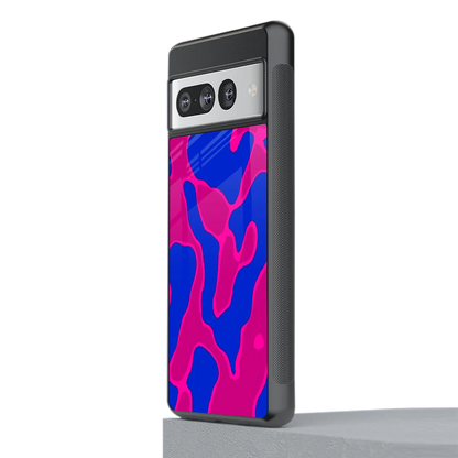 Azure Melt stylish phone case for google pixel 7 pro | glossy glass and slim fit