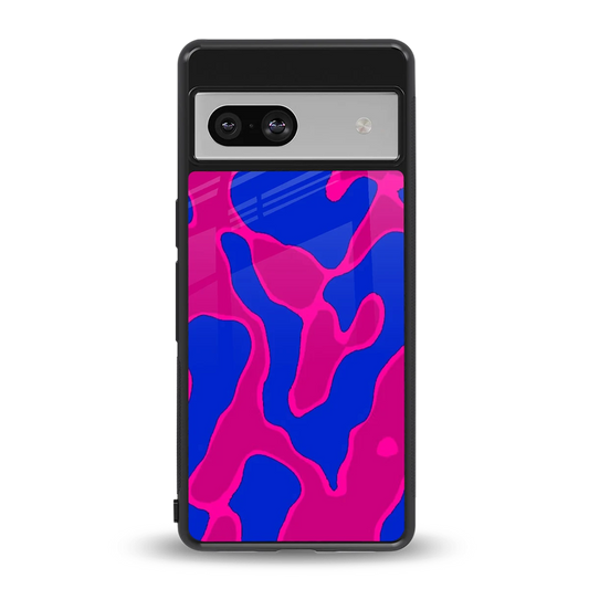 Azure Melt back phone cover | glass case for google pixel 7a