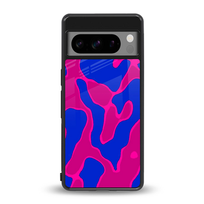 Azure Melt back phone cover | glass case for google pixel 8 pro