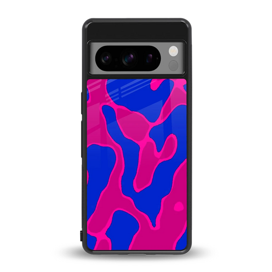 Azure Melt back phone cover | glass case for google pixel 8 pro