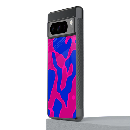Azure Melt stylish phone case for google pixel 8 pro | glossy glass and slim fit