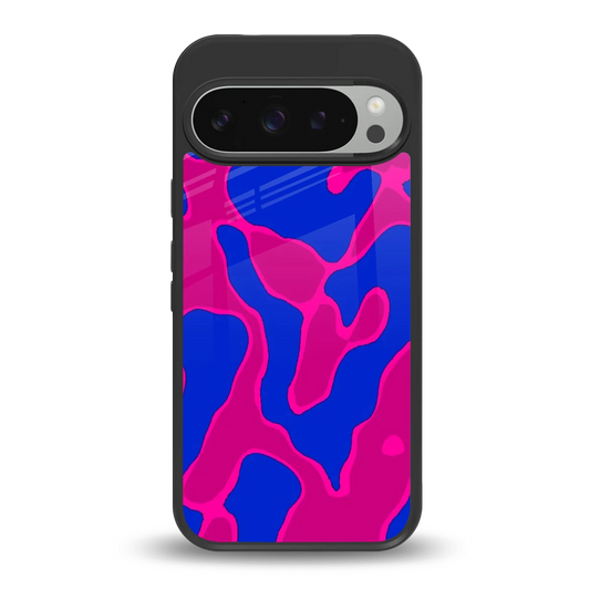 Azure Melt back phone cover | glass case for google pixel 9 pro