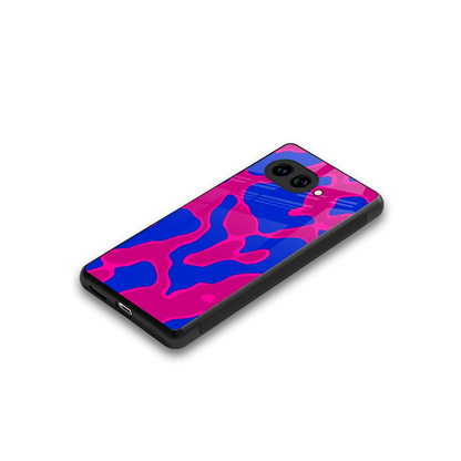 Azure Melt stylish phone case for google pixel 9a | glossy glass and slim fit