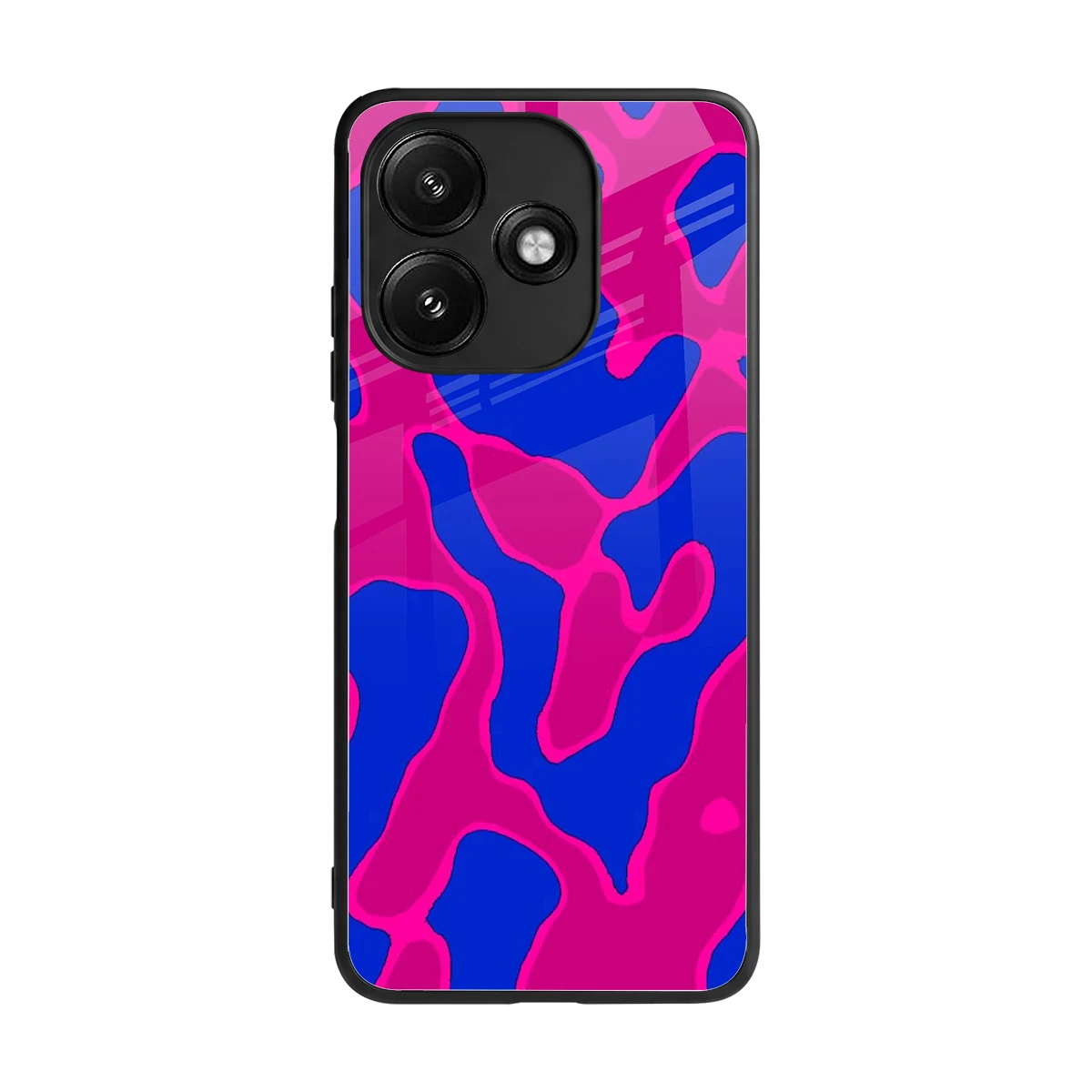 Azure Melt back phone cover | glass case for redmi 12 5g