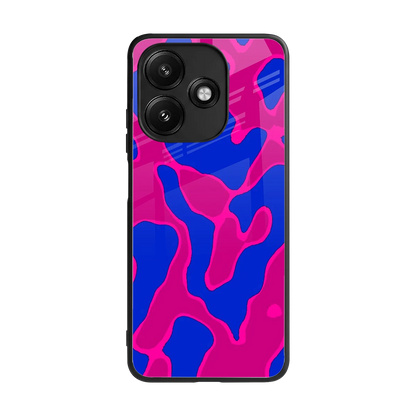 Azure Melt back phone cover | glass case for redmi 12 5g