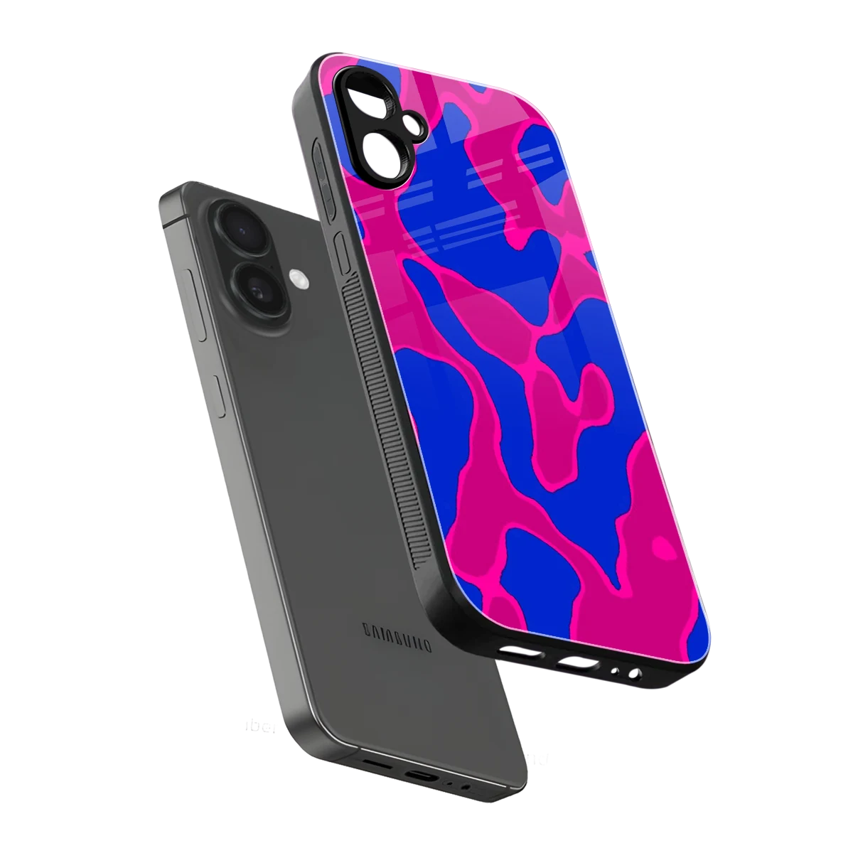 Azure Melt sleek samsung galaxy a06 5g cover with tempered glass back and TPU edges
