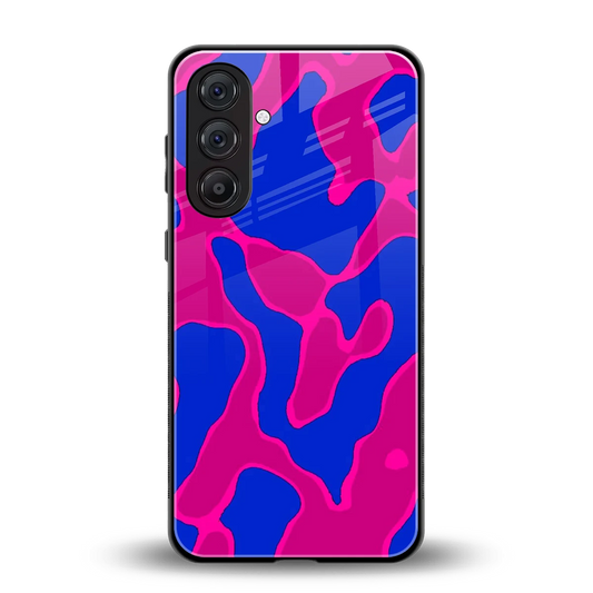 Azure Melt back phone cover | glass case for samsung galaxy m36 5g
