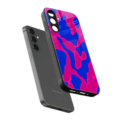 Azure Melt sleek samsung galaxy m35 5g cover with tempered glass back and TPU edges