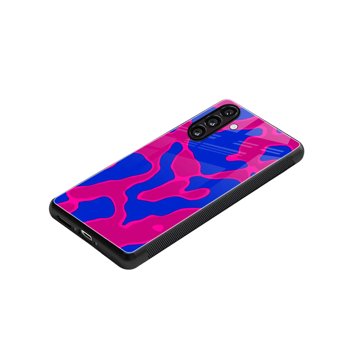 Azure Melt stylish phone case for samsung galaxy a37 5g | glossy glass and slim fit