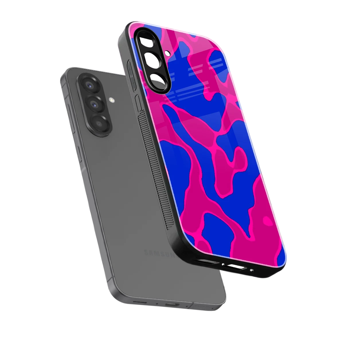 Azure Melt sleek samsung galaxy a37 5g cover with tempered glass back and TPU edges