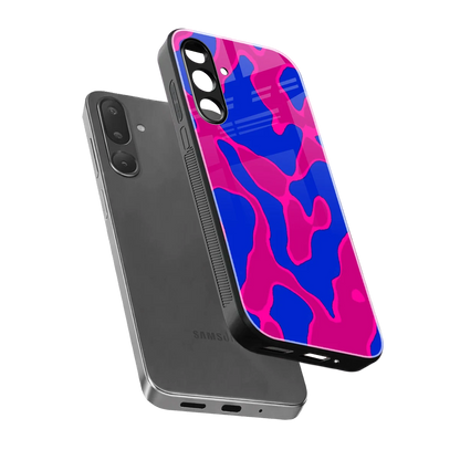 Azure Melt sleek samsung galaxy m56 5g cover with tempered glass back and TPU edges