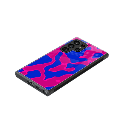 Azure Melt stylish phone case for samsung galaxy s23 ultra | glossy glass and slim fit