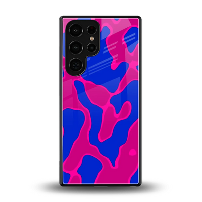 Azure Melt back phone cover | glass case for samsung galaxy s25 ultra