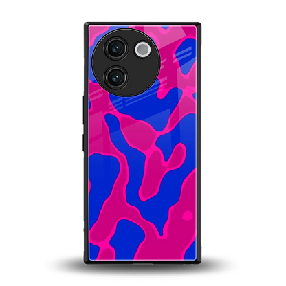 Azure Melt back phone cover | glass case for vivo v30e