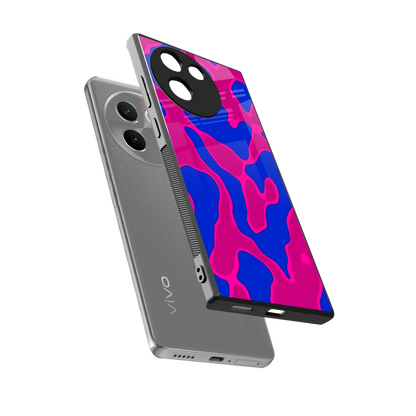 Azure Melt sleek vivo v30e cover with tempered glass back and TPU edges