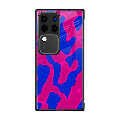 Azure Melt back phone cover | glass case forvivo v30 pro