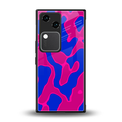 Azure Melt back phone cover | glass case for vivo v30